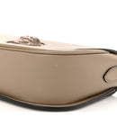 Grained Calfskin La Medusa Flap Shoulder Bag Taupe