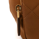 Re-Nylon Saffiano Stitched Re-Edition 1995 Chaine Drawstring Bucket Bag Brandy
