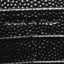 Grain De Poudre Matelasse Chevron Monogram Envelope Chain Wallet Black