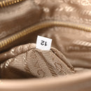 Glossy Calfskin Triangle Medium Bonnie Shoulder Bag Cameo