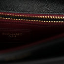Grain De Poudre Monogram Cassandra Clasp Bag Black Rouge Legion