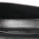 Suede Small Classic Monogram Kate Tassel Satchel Black