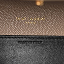 Grain De Poudre Monogram Uptown Chain Wallet Dark Beige