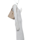 Smooth Calfskin Small Le 5 A 7 Soft Hobo Dusty Grey