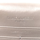 Calfskin Crocodile Embossed Kate Monogram Tassel Chain Wallet Fog