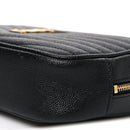 Grain De Poudre Matelasse Monogram Mini Lou Camera Bag Black