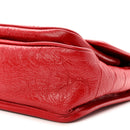 Crinkled Calfskin Matelasse Monogram Baby Niki Chain Satchel Rouge Eros