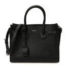 Grained Calfskin Small Sac De Jour Black
