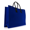 Wool Rive Gauche Tote Blue