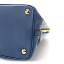 Saffiano Lux Medium Promenade Tote Bluette