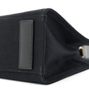 Canvas Studded Small Logo Tote Bag Black