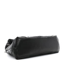 Lambskin Quilted Small Loulou Puffer Monogram Chain Satchel Black