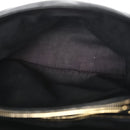 Calfskin Y Quilted Monogram Medium Loulou Chain Satchel Black