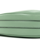 Soft Calfskin Arque Shoulder Bag Acquamarina
