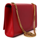 Grain De Poudre Medium Monogram Kate Satchel Red
