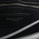 Calfskin Y Quilted Monogram Toy Loulou Crossbody Bag Black