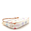 Monogram Multicolor Pochette Accessories White