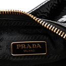 Patent Naplak Re-Edition 2005 Shoulder Bag With Charm Black