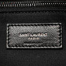 Crinkled Calfskin Matelasse Monogram Large Niki Chain Satchel Black