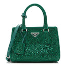 Satin Crystal Mini Galleria Double Zip Tote Mango