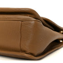 Grained Lambskin Monogram Large Niki Chain Satchel Dark Cork
