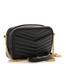 Grain De Poudre Matelasse Monogram Mini Lou Camera Bag Black