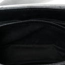 Calfskin Y Quilted Monogram Monochrome Toy Loulou Crossbody Bag Black