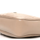 Calfskin Matelasse Monogram Lou Camera Bag Dark Beige