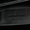 Calfskin Y Quilted Monogram Small Loulou Chain Satchel Black