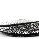 Satin Crystal Cleo Adjustable Strap Shoulder Bag Metal