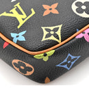 Monogram Multicolor Pochette Accessories Black