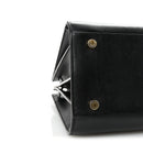 Calfskin Small Sac De Jour Black