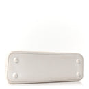 Taurillon Capucines East West Mini Optic White