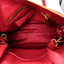 Goatskin Madras Top Handle Bag Fragola