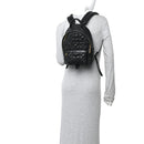 Lambskin Flower Quilted Palm Springs Backpack PM Black