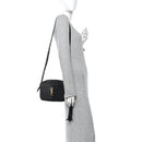 Calfskin Matelasse Monogram Lou Camera Bag Black