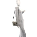 Denim Y Quilted Monogram Toy Loulou Crossbody Bag Grey