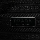 Tessuto Saffiano Ricamo Sequin Crystal Embellished Mini Re-Edition 1978 Bucket Bag Black