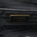 Saffiano Tessuto Nylon Shopping Tote Black