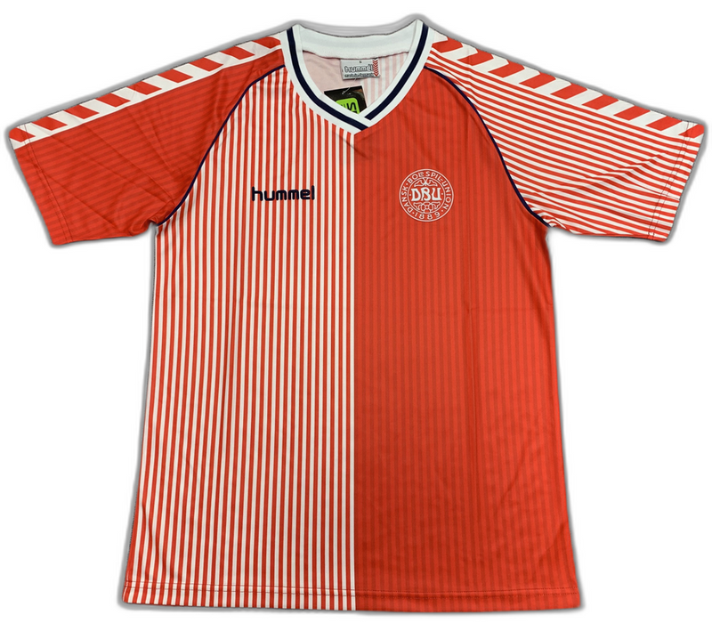 Denmark 1986 I Home Jersey - Retro Version | Free Shipping + Keychain Gift