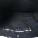 Linen Calfskin Rive Gauche Tote Black