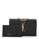 Grain De Poudre Uptown Chain Wallet Black