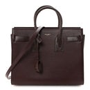 Calfskin Snakeskin Small Sac De Jour Burgundy