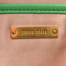 Nappa Matelasse Clutch Menta