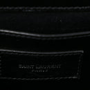 Grain De Poudre Medium Classic Monogram Kate Satchel Black White