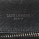Sheepskin Matelasse Chevron Monogram Medium College Bag Black