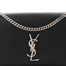 Grain De Poudre Medium Classic Monogram Kate Satchel Black