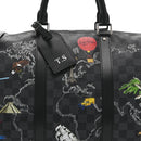 Damier Graphite World Map Keepall Bandouliere 50