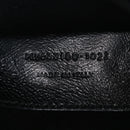Crinkled Calfskin Matelasse Monogram Baby Niki Chain Satchel Black