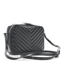 Calfskin Matelasse Monogram Monochrome Lou Camera Bag Black